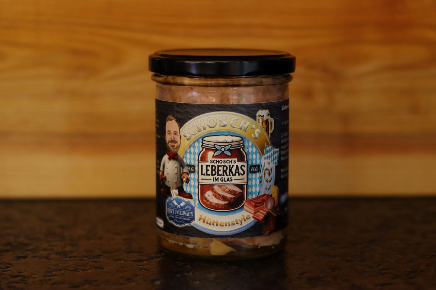 Schosch's Leberkas im Glas - Hüttenstyle