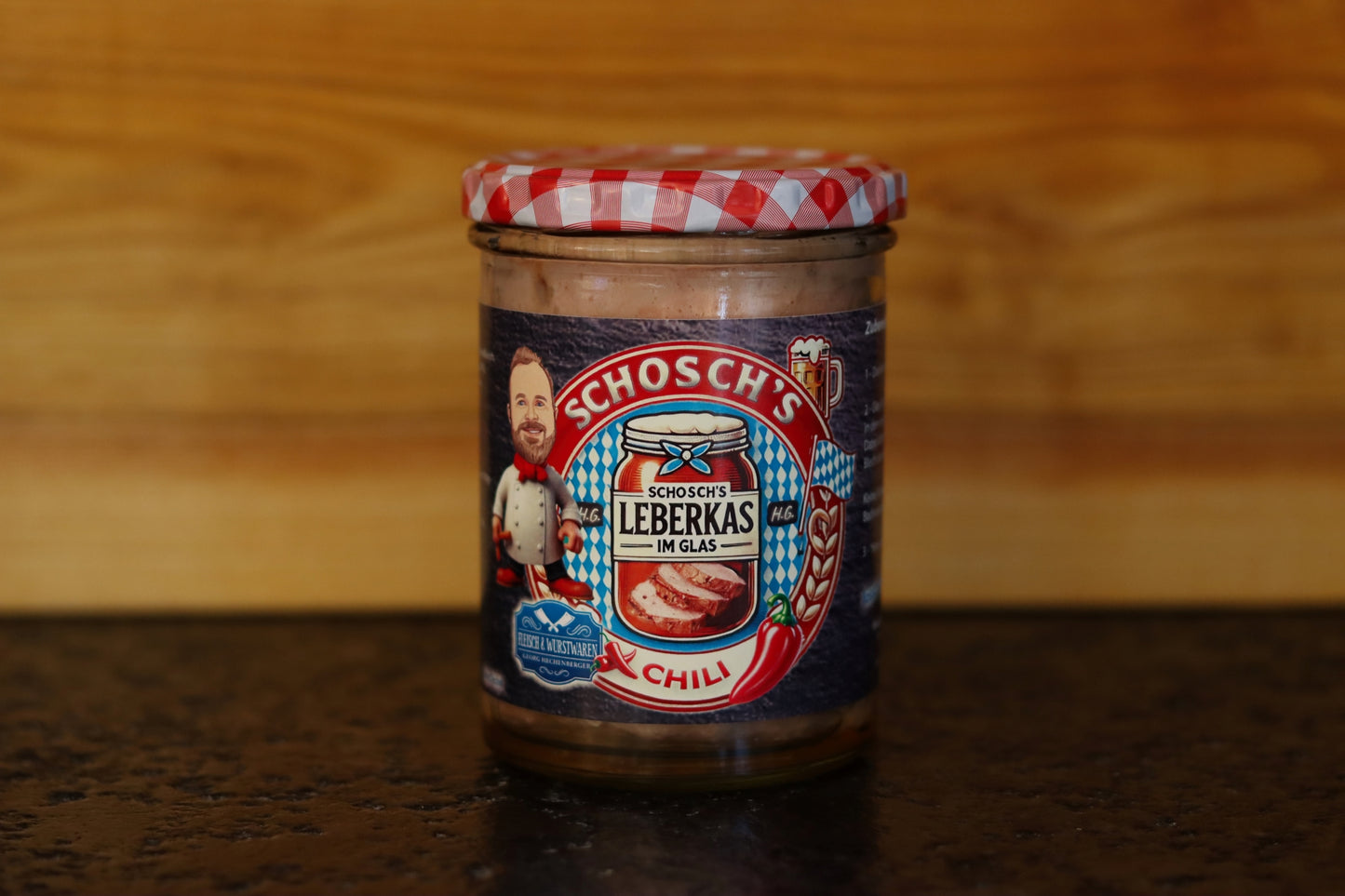 Schosch's Leberkas im Glas - Chili