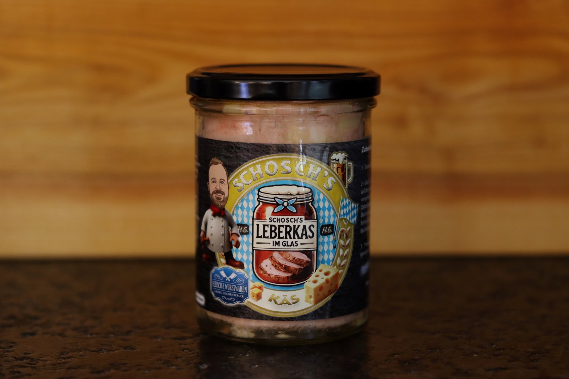 Leberkas im Glas - Käs